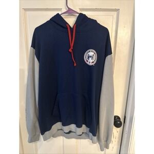 Columbus Blue Jackets Cannon Logo Hoodie Pocket Sweatshirt 2XL Something Inked
